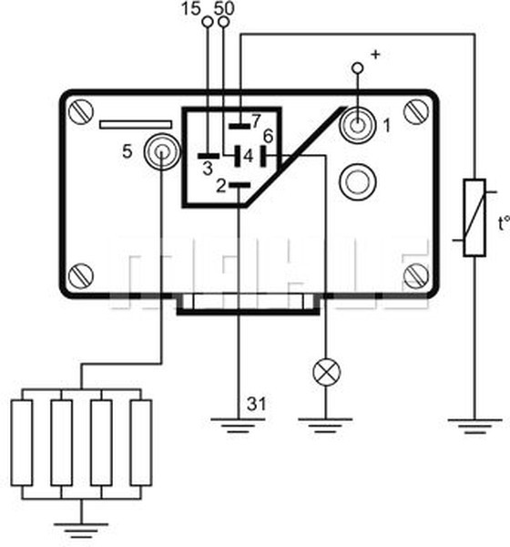MHG 29, Реле предпускового подогрева MHG 29, Реле предпускового подогрева