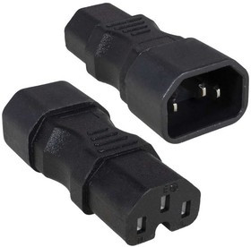 AC-008, Переходник IEC-320 C14-C15, 3-х полюсной, 250 В, прямой