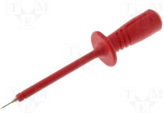 PRUEF2610FT-RT, Измерительный щуп, 1А, 1кВ, красный, Диам.конца: 0,75мм, 972318101 PRUEF2610FT-RT, Измерительный щуп, 1А, 1кВ, красный, Диам.конца: 0,75мм, 972318101