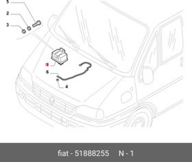 51888255, Реле свечей накала| \FIAT DUCATO/DOBLO/PUNTO