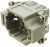 0936010307, Разъем: HDC; контактная вставка; "папа"; S-E; PIN: 24; 24+PE; 16А