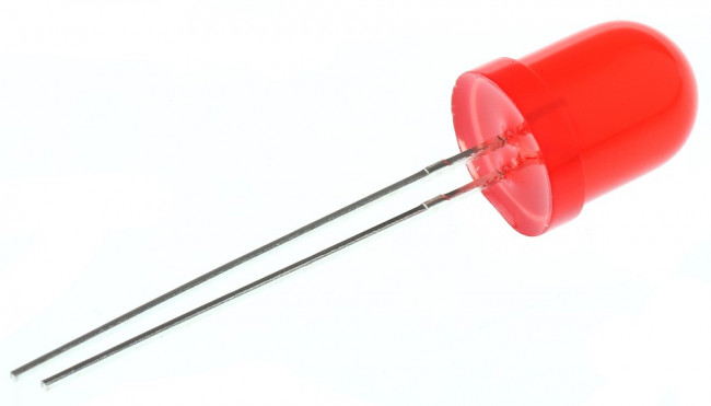 L-793SRD-D, LED 655nm Red 8 mm T-2 1/2