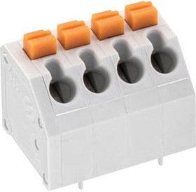 691412320006, Fixed Terminal Blocks WR-TBL 300VAC 4A 6Po 45 Deg 30-16AWG