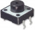 FSM101, Тактильная кнопка, FSM10, Top Actuated, Сквозное Отверстие, Round Button, 160 гс, 50мA при 24В DC