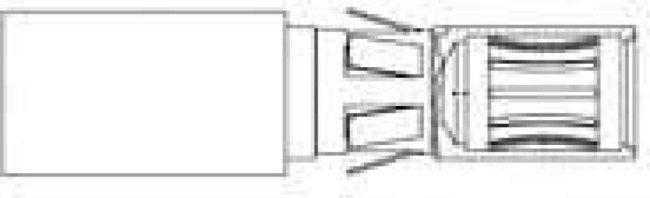 193643-1, Heavy Duty Power Connectors SOCKET HIGH CURRENT 10-12 AWG