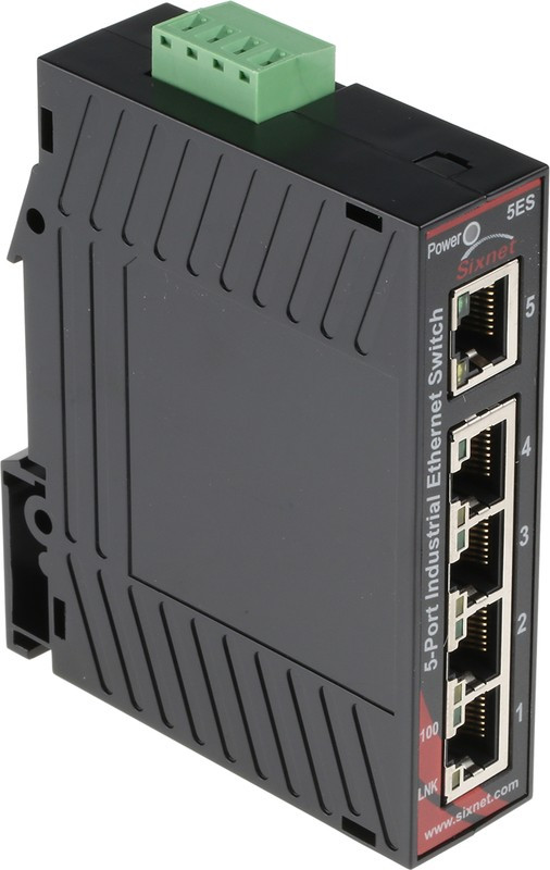 SL-5ES-1, Switch Ethernet; Number of ports: 5; 10?30VDC; RJ45; IP30