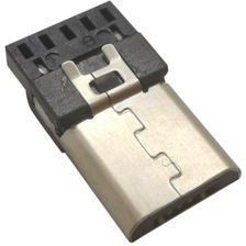 RND 205-01438, Micro USB-B Connector 2.0, Plug, Straight, 5 Poles