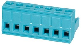 TBP01P1-508-07BE, Pluggable Terminal Blocks Terminal block, pluggable, 5.08 , plug, 7pole, slotted screw, blue