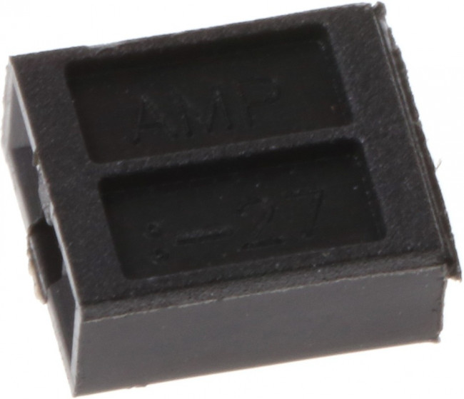 1-881545-1, Перемычка, шунтирующая, Шунт, Штыревыми разъемами с шагом 0.100", 2 вывод(-ов), 2.54 мм