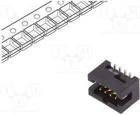 20021221-00008C4LF, Headers &amp; Wire Housings 8P HDR SHRD 1.27x1.27MM BTB SMT