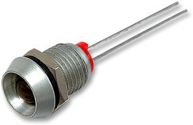 DX1091/YL, LED Panel Mount Indicators Clear Alum Bezel Yellow Indicator