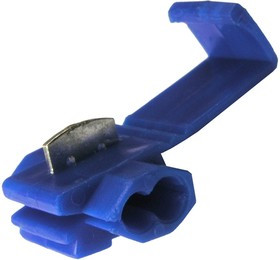 CW-2 синий, Скотчлок врезного типа CW-2, 15 А, 22-18 AWG, 1,0-2,5 мм?, синий