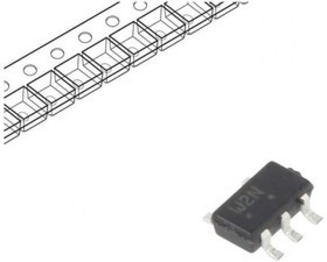 M74VHC1G126DTT1G, Buffers &amp; Line Drivers 2-5.5V Single 3 St. Non-Inverting