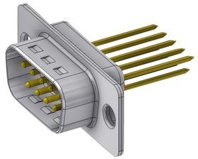 DTS09PW3/2, D-Sub Plug DE-9