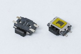 Микропереключатель кнопочный, размер 4.8x 1.6x 4.5, 0.05А, переключение OFF-(ON), размер концевика H4.5