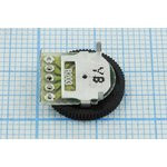 Резистор переменный, поворотный 10кОм, линейность B, ширина 11мм, YRV-R1001G22B1