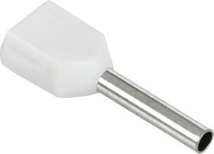 UTE10-4-D2-1-100, Наконечник НШВИ(2) 0,75-10 белый (20шт/упак) IEK