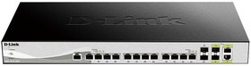 Коммутатор D-Link DXS-1210-16TC 12x10Гбит/с настраиваемый