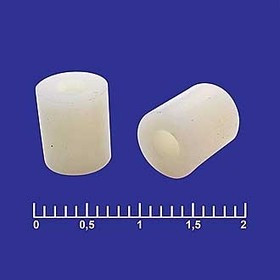 Ф7-3X8, Стойка пластиковая d внутр=3мм, L=8мм