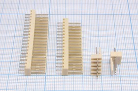 Штекер питания WF, 1x 3, P2,54, на плату, WF-03; №2191 штек пит WF\1x 3\P2,54\плат\\WF-03