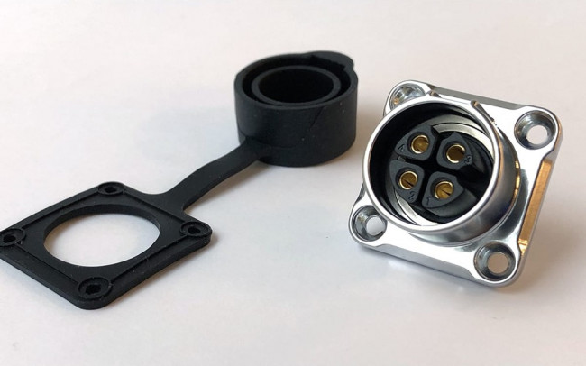 Разъём промышленный IP67 4-полюсный TT20-04F-PE-01-001