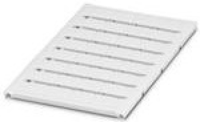 0819217, Connector Accessories Terminal Block Marker Straight Polyamide White