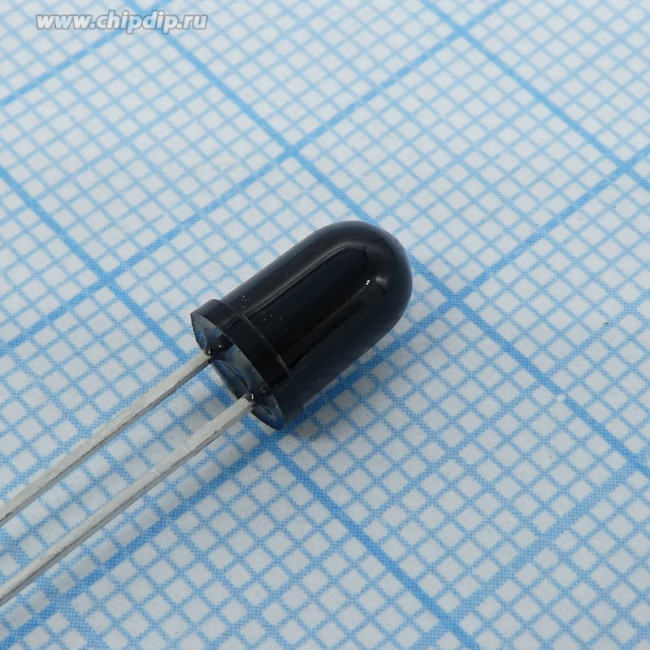 SFH4554, Инфракрасный светодиод 5мм 850нм 550мВт/стерадиан при 100мА 10°