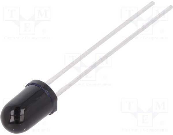 SFH4554, Инфракрасный светодиод 5мм 850нм 550мВт/стерадиан при 100мА 10°