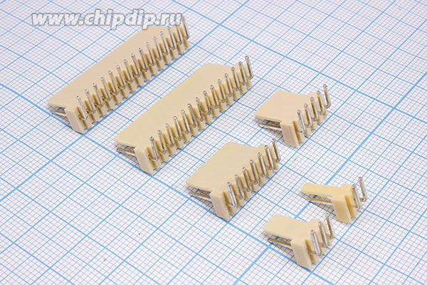 KLS1-2.54-02-R (WF-02R), Вилка на плату угловая, шаг 2.54 мм, 2 контакта; №584 K штек пит WF\1x 2\P2,54\плат\угл\ L-KLS1-2,54-02-R\