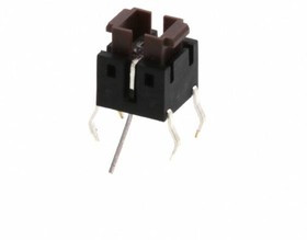 FSMIJ62AG04, Switch Tactile OFF (ON) SPST Rectangular Button PC Pins 0.05A 12VDC 500000Cycles 1.57N