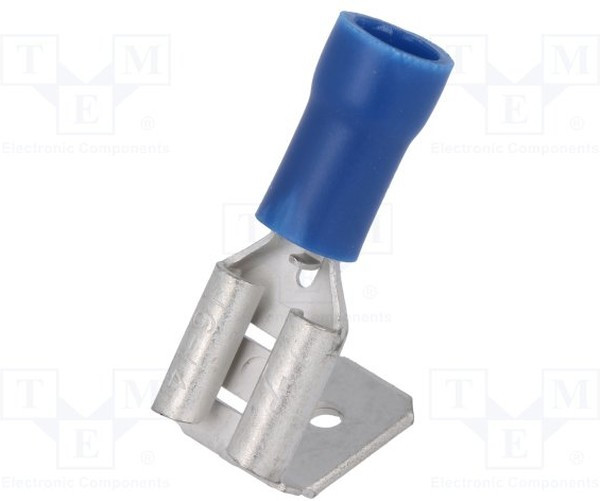 ST-020/B, Наконечник: плоский, 6,3мм, 0,8мм, "мама"/"папа", 1,5-2,5мм2