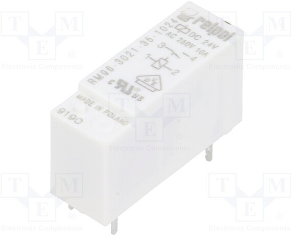 RM96-3021-35-1024, Реле: электромагнитное, SPST-NO, Uобмотки: 24ВDC, 8A/250ВAC, 8А RM96-3021-35-1024, Реле: электромагнитное, SPST-NO, Uобмотки: 24ВDC, 8A/250ВAC, 8А