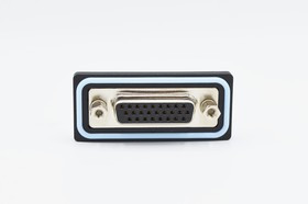 HDF-V26-213L011, HDF 26 Way Vertical Solder D-sub Connector Socket, 2.29mm Pitch, with 4-40 Screw Locks HDF-V26-213L011, HDF 26 Way Vertical Solder D-sub Connector Socket, 2.29mm Pitch, with 4-40 Screw Locks
