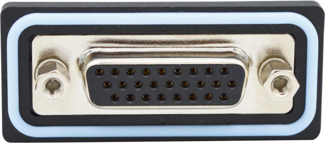 HDF-V26-213L011, HDF 26 Way Vertical Solder D-sub Connector Socket, 2.29mm Pitch, with 4-40 Screw Locks HDF-V26-213L011, HDF 26 Way Vertical Solder D-sub Connector Socket, 2.29mm Pitch, with 4-40 Screw Locks