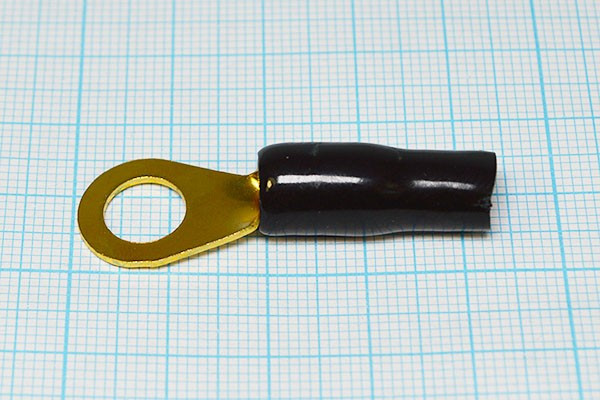 Клемма"O" d 8,2, 10,0S Au, черная