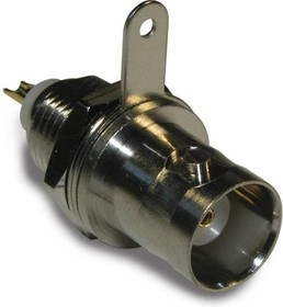 112426, RF Connectors / Coaxial Connectors BNC BULKHEAD RECPT 50 OHM 6.5PNL/THK