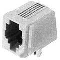 5555979-1, Conn RJ-14 F 6 POS 1.02mm Solder RA Thru-Hole 4 Terminal 1 Port Cat 3 Bulk/Tray