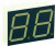 DA08-11SRWA, Дисплей LED, 7-сегментный, 20мм, красный, 8-24мкд, анод, II.зн 2