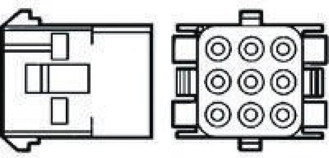 926647-3, Universal MATE-N-LOK Female Connector Housing, 6.35mm Pitch, 15 Way, 3 Row 926647-3, Universal MATE-N-LOK Female Connector Housing, 6.35mm Pitch, 15 Way, 3 Row