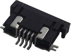 SFV4R-1STE9HLF, FFC / FPC разъем, угловой, 0.5 мм, 4 контакт(-ов), Гнездо, FFC SFV, Пайка, Низ