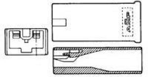 179970-1, 1x1P 1 1 - Rectangular Connectors Housings 179970-1, 1x1P 1 1 - Rectangular Connectors Housings