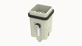 DQ-012-MC, Разъем: HDC; контактная вставка; "папа"; DQ; PIN: 12; 12+PE; обжим