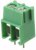 PCB terminal, 2 pole, pitch 5 mm, AWG 20-10, 32 A, screw connection, green, 1935776