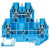 58.504.7055.6, WT 4 E Series Blue Multi Level Terminal Block, Double-Level, Screw Termination, ATEX