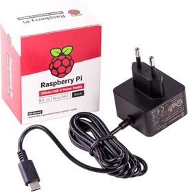 Official Raspberry Pi 4 Power Supply Black, Блок питания для Raspberry Pi 4, 5.1В, 3A, USB-C (вилка Official Raspberry Pi 4 Power Supply Black, Блок питания для Raspberry Pi 4, 5.1В, 3A, USB-C (вилка
