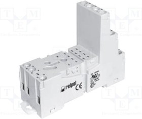 GZM2, Панелька, PIN: 8, 12А, 300ВAC, Монтаж: DIN, на панель, Серия:R2,R2N