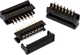 61201422323, 14-Way IDC Connector Plug for Cable Mount, 2-Row