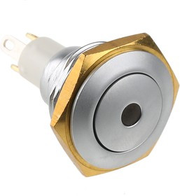 57-112G, Pushbutton Switches MINI VANDAL RESIST- ANT SEALED GRN LIGHT