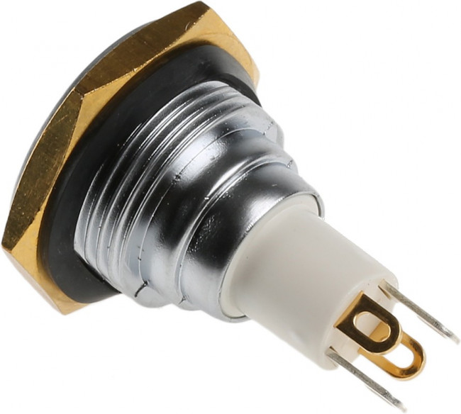 57-112G, Pushbutton Switches MINI VANDAL RESIST- ANT SEALED GRN LIGHT