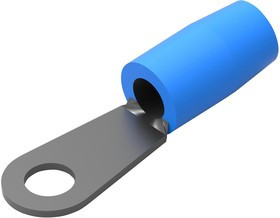 324047, Клемма с кольцевым наконечником, M6, 1/4", 6 AWG, 16.8 мм², Terminyl, Синий